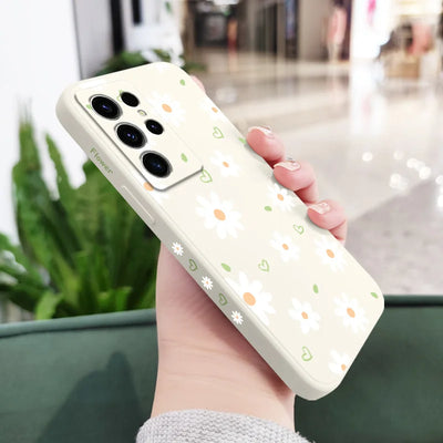 Tender Daisy Phone Case For Samsung Galaxy S25 S24 S23 S22 S21 S20 S10 S10E Ultra Plus FE Note 20 Ultra Plus Cover