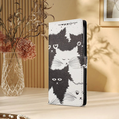 Flip Wallet Leather Phone Case For Google Pixel 6 7 8 9 10 11 Pro XL Pixel 10a 9a 8a 7a 6a Cover Magnetic Stand Painted Pattern