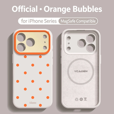 New Liquid Silicone Cute Sweet Pink Polka Dot Phone Case For iPhone 17 16 15 14 13 12 Pro Max Shockproof Magsafe Magnetic Cover