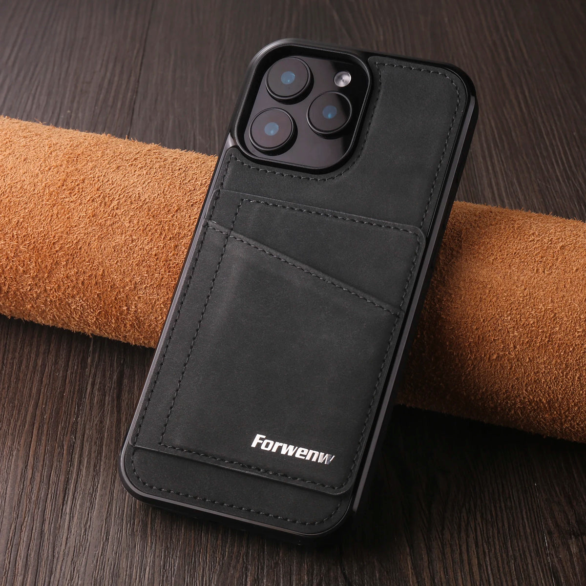 Premium Business Leather Case For iPhone 17 16 15 14 13 12 11 18 Pro Max Plus 17e16e 13Mini Magnetic Flip Wallet Card Solt Cover