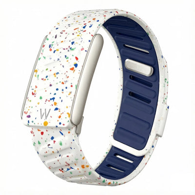 Suitable for Whoop 5.0 Dual Color Silicone Soft Strap Official for Whoop MG Sports Wristband with Metal Frame Included