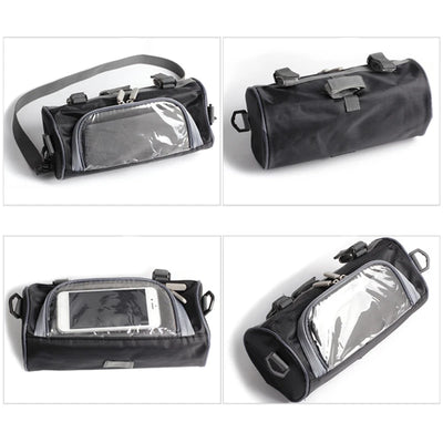 Touchscreen Motorcycle Handlebar Bag Mountain Bike Cycling Bag Headlight Bag Bicycle Accessories Riding Bag