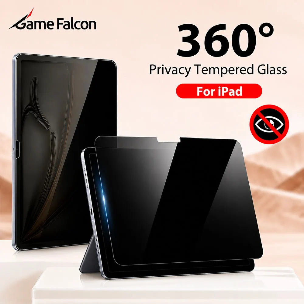 Privacy Tempered Glass For iPad A16 Screen Protector Air 11th M3 M4 4 5 Pro 13 12.9 M5 2026 10 9th 10th Generation Mini 6 7 Film