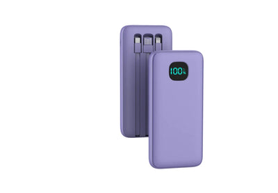 6-in-1 Power Bank 10000mAh PD 12.5W Fast Charging Phone External Battery Powerbank Charger for Xiaomi Poco iPhone Samsung iPad