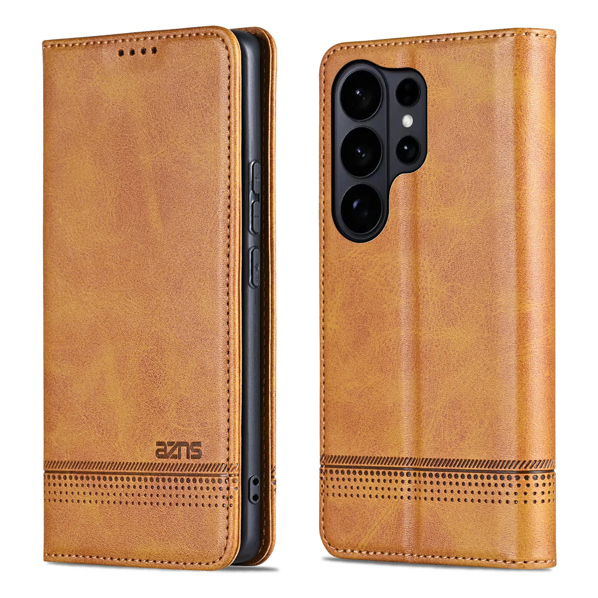 Magnetic Leather Phone Case For Samsung S26 S25 Edge S24 Ultra S23 S22 S21 FE S20 Plus 5G Card Solt Bag Wallet Flip Book Cover