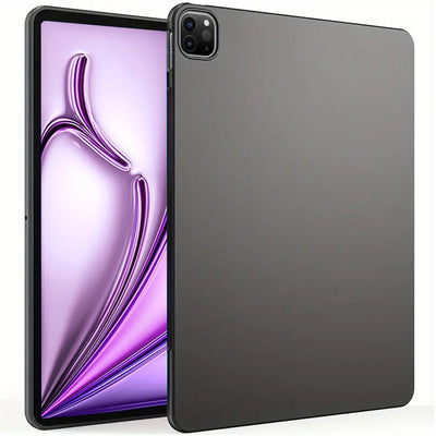 Soft Silicone Black Back Cover For IPad Air Pro 11 13 2024 M2 M4 Air 1 2 3 4 5 Tablet Case TPU Ultra-Thin Design Protective Case