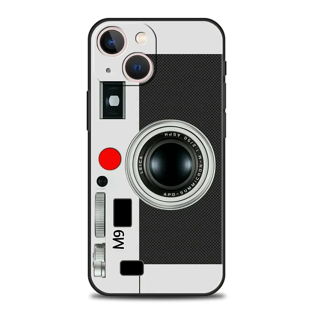 Funny Vintage Tape Camera Phone Case For iPhone 17 16 15 14 13 12 11 Pro Max Mini SE 7 8 Plus 17E Air Shockproof Non-Slip Cover