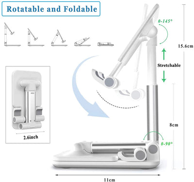 New Desktop Tablet Holder Table Cell Foldable Extend Support Desk Mobile Phone Holder Stand For iPhone iPad Adjustable