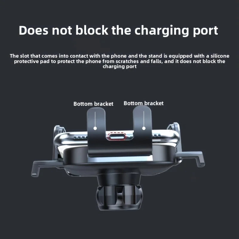 1Pc Car Mobile Phone Holder, Dashboard Installation, 360-Degree Rotatable Adjustment, Equipped with Strong Suction Cup, Non-Slip and High-Stability Mobile Phone Holder, Compatible with All Smartphones