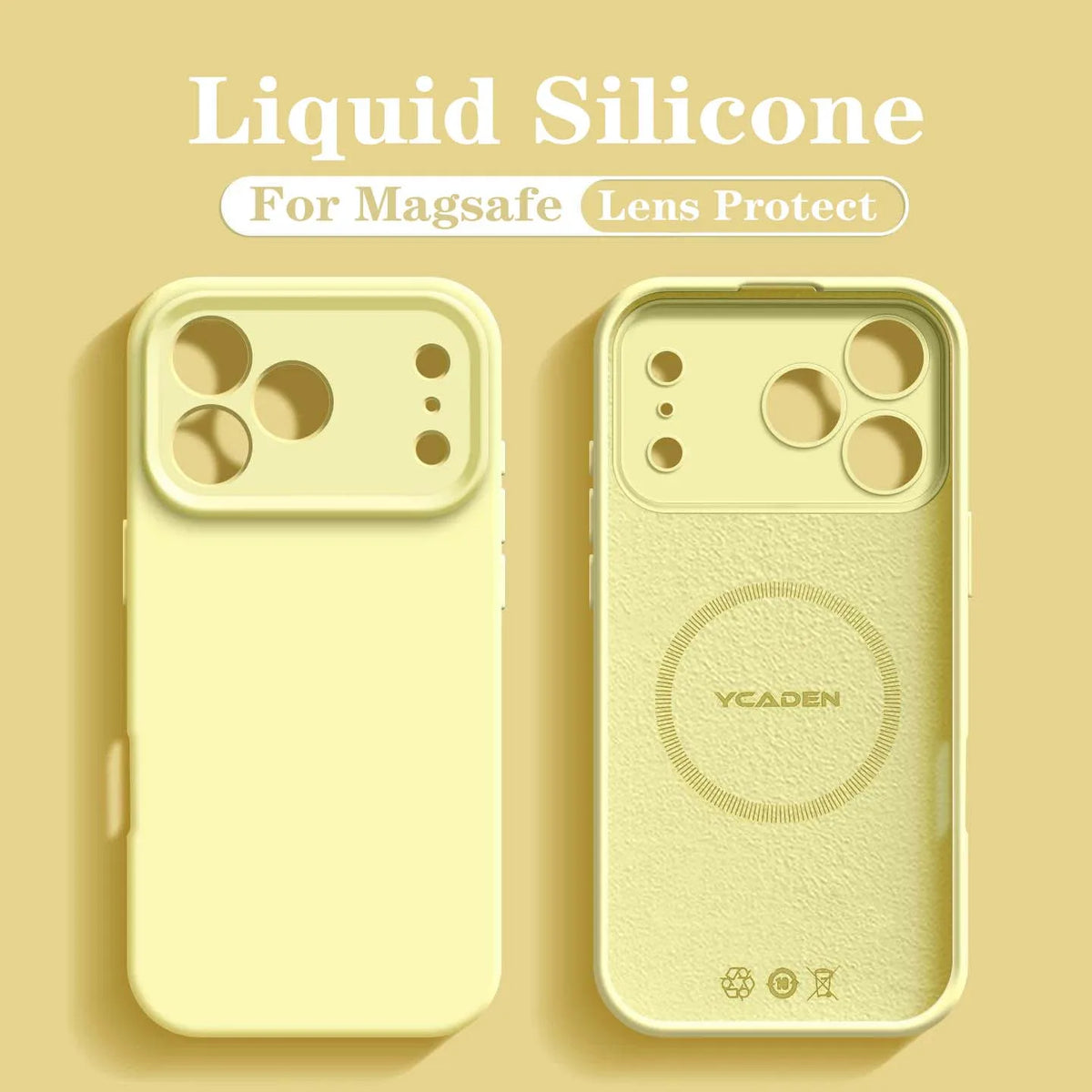 For iPhone 18 Pro Liquid Silicone Phone Case For iPhone 18 17 16 15 14 13 12 Pro Max Wireless Charging Skin Smooth Magsafe Cover