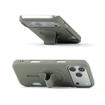 Soft Liquid Silicone Magnetic Case for Magsafe iPhone 17 16 15 14 13 Pro Max Strap Holder Card Slot Shockproof Cover
