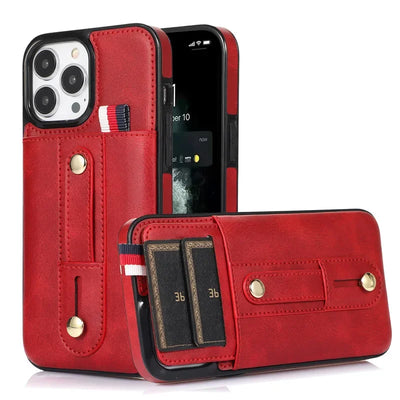 Retro Flip Leather Case For iPhone 15 Plus 14 Pro Max 13 12 11 X XS XR Multi Card Holder Phone Cover For iPhone 7 8 Plus SE 2022