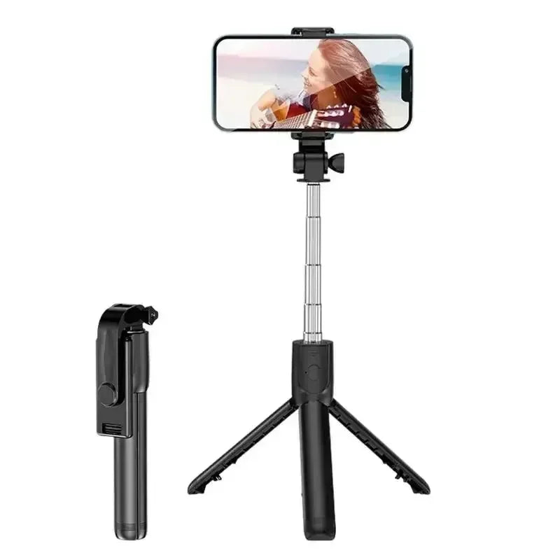 360 Rotation Selfie Stick Tripod Toneof Multi Mode Retractable Camera Pole Mini Cell Phone Selfie Artifact Material