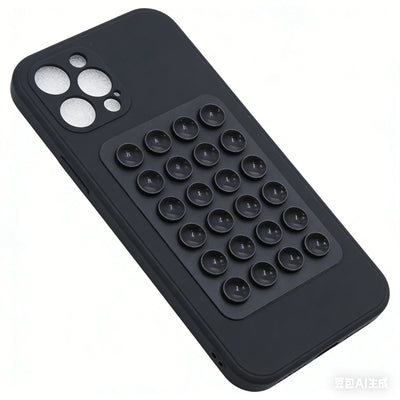 Fixing Suction Cup holder Case For Samsung Galaxy S25 Edge S24 S23 S22 S21 S20 FE Ultra S10 Lite Plus Fixed Pad Soft Cover