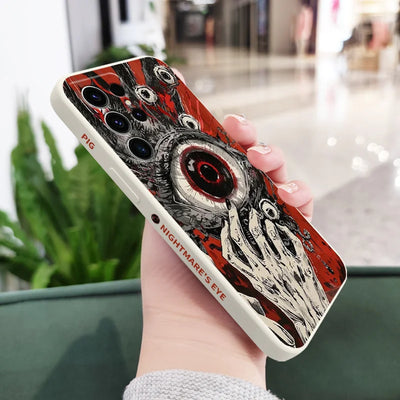 Devil Eye Phone Case For Samsung Galaxy S25 S24 S23 S22 S21 S20 S10 S10E Ultra Plus FE Note 20 Ultra Plus Cover