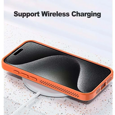 Honeycomb Cooling Heat Dissipation Phone Case For iPhone 17 16 15 14 13 12 18 Pro Max  11 For Magsafe Magnetic Breathable Cover