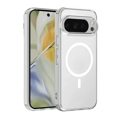 Clear Magnetic Phone Case For Magsafe Google Pixel 10 Pro XL 7 8 9 Pro 11 Pro XL 10A 9A 8A MacSafe Transparent Ultra Slim Cover