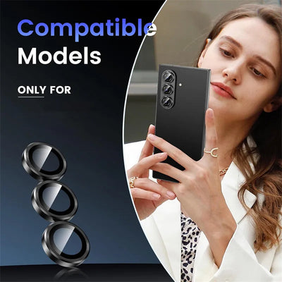 Metal Individual Ring Camera Lens Protector for Samsung Galaxy Z Fold 8 Ultra Fold 7 6 5 4 8Ultra Tempered Glass Film Full Cover