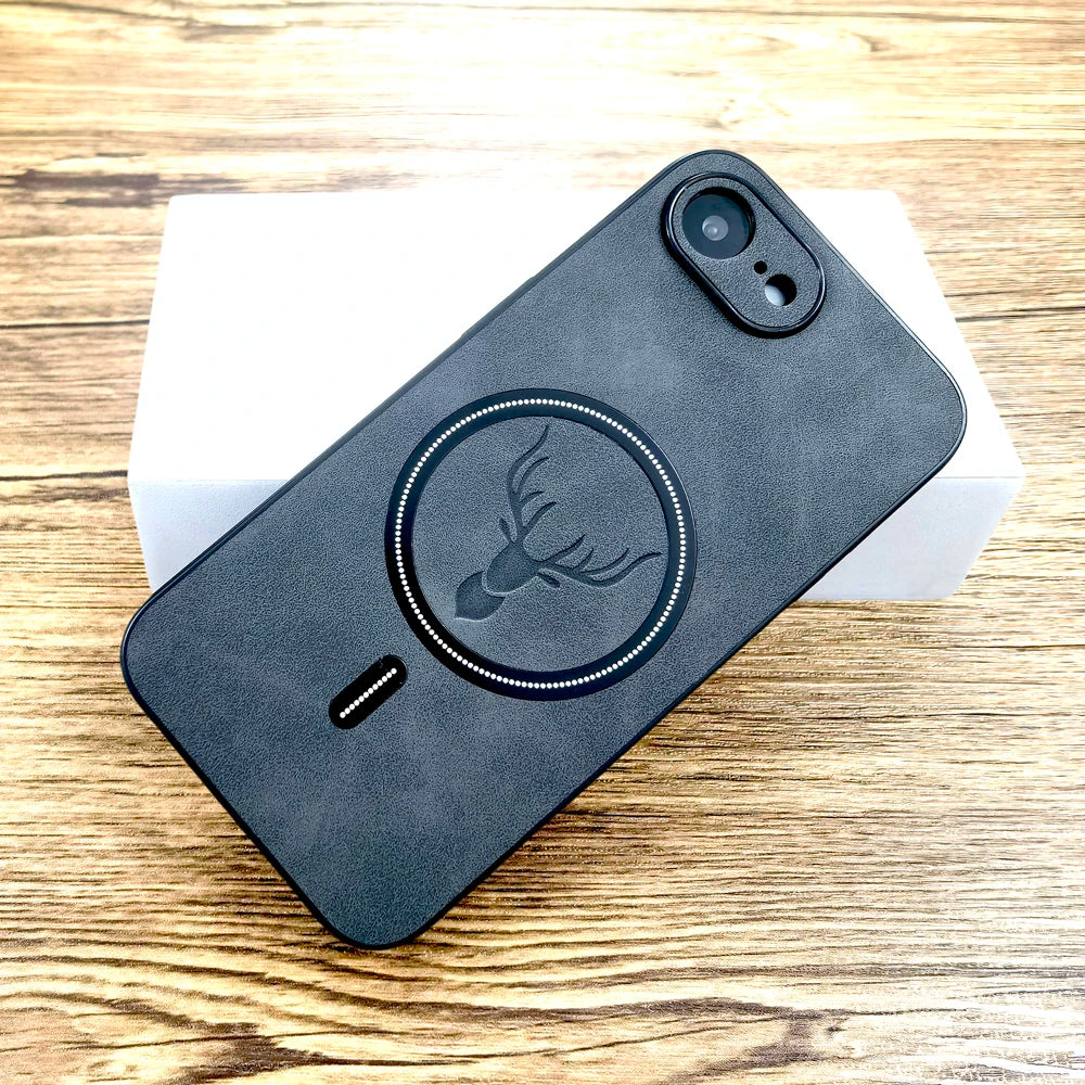 Faux Sheepskin Leather Case For iPhone 17e 17 18 16E 16 E 15 14 13 12 11 Pro Max Plus17Pro For Magsafe Wireless Charge Cover