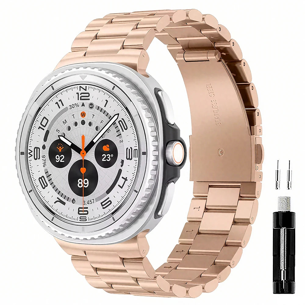 Metal Straps for Samsung Galaxy Watch 9 8 40mm 44mm Stainless Steel Bracelet Correa Galaxy Watch 8 Classic 46mm Bands