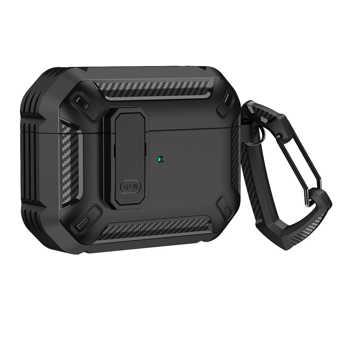Cases For AirPods 5（2026)with Lock Clip Rugged Armor Shockproof Case For AirPods Pro 3 Protect Hard Shell For AirPods 4/5 Cases