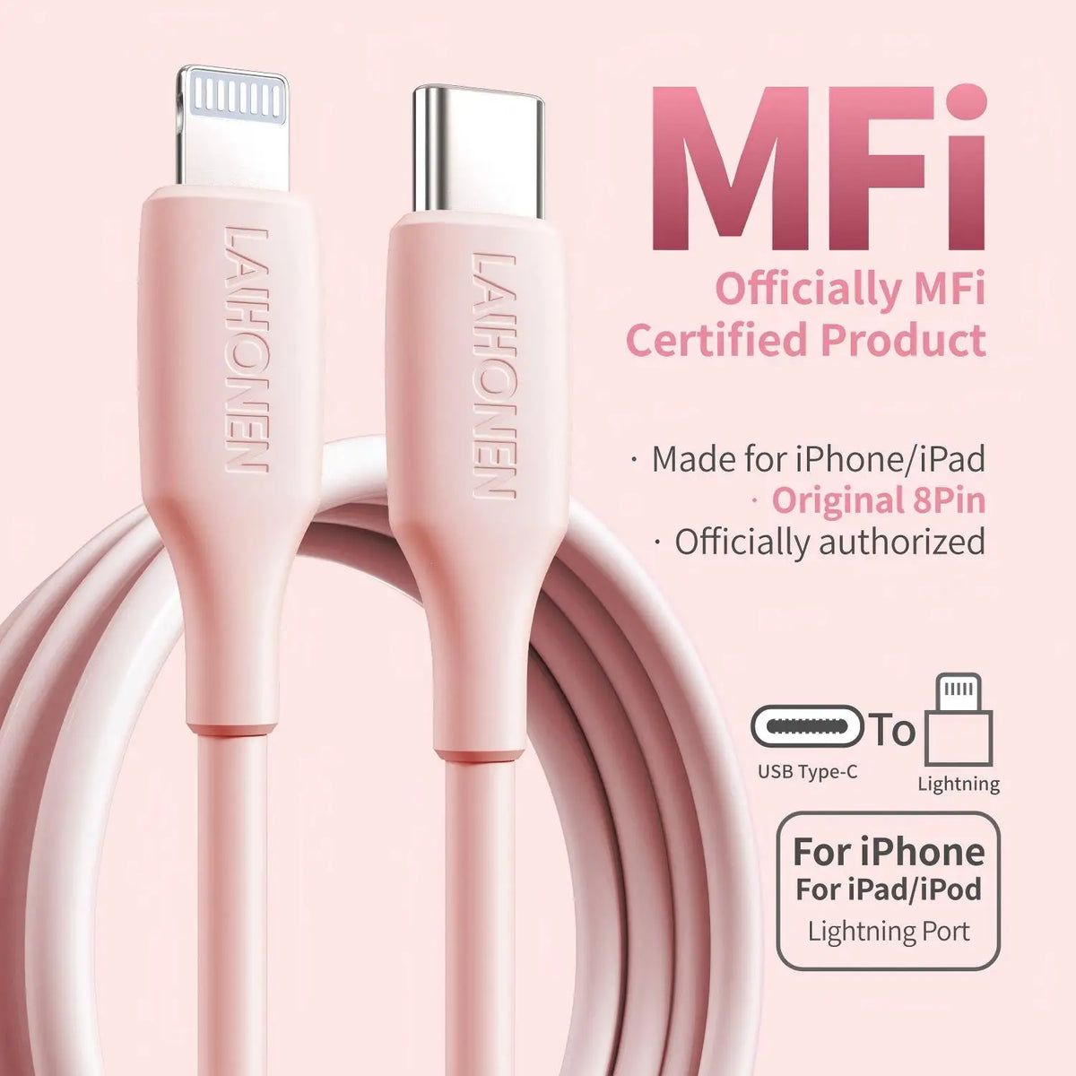USB C to Lightning Cable for iPhone 14 13 12 11 Pro Max XS Plus 27W Fast Charging Cable Type C to Lightning for iPad MacBook