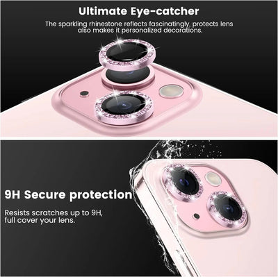 Glitter Camera Lens Protector Cover for iPhone 17 18 Pro Max 16 15 13 11 14 15 Plus 12 Mini Tempered Glass Protection Lens Film