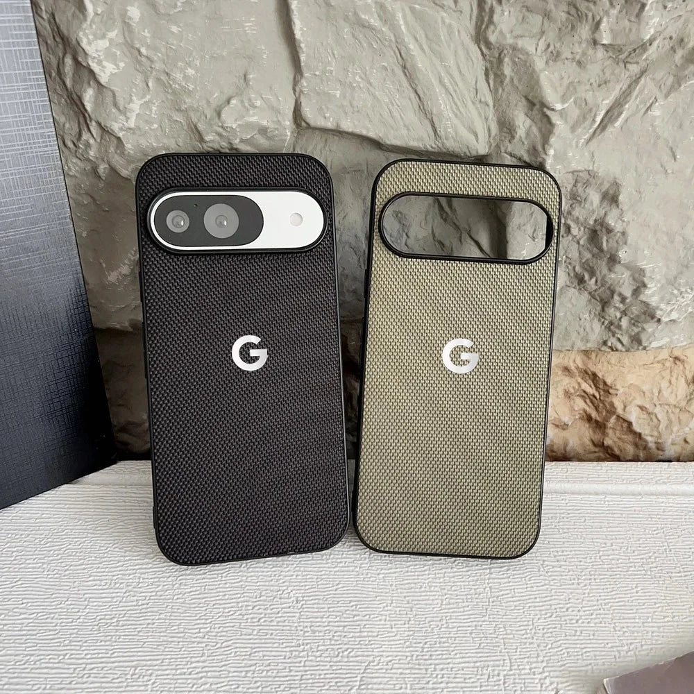 NEW Ultra Thin Premium Woven Nylon Pattern Phone Case For Google Pixel 11 10 9 Pro XL 8 7 6 Pro 10A 9A 8A 7A 6A Shockproof Cover