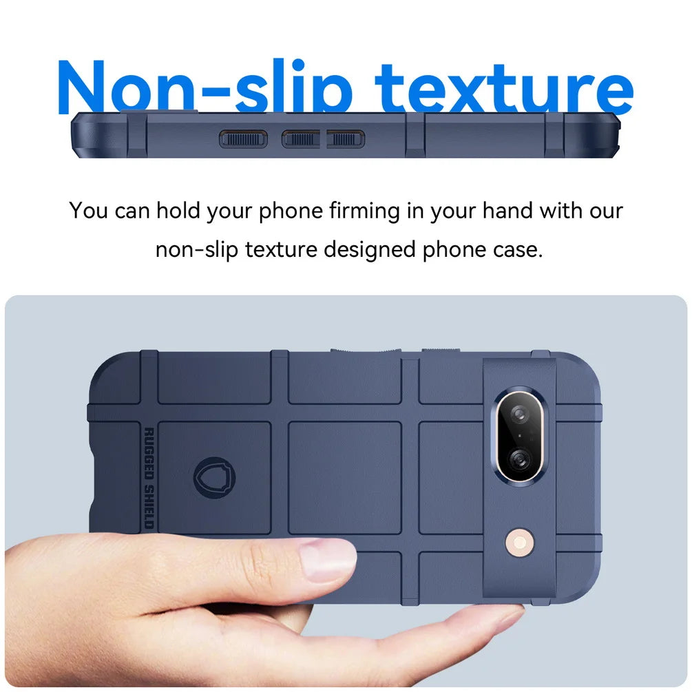 For Google Pixel 8A Pixel 8 Pro Pixel8 Pixel 7A 7 Pro 6 Pro 6A 5 XL Case Rugged shield Rubber protective back cover