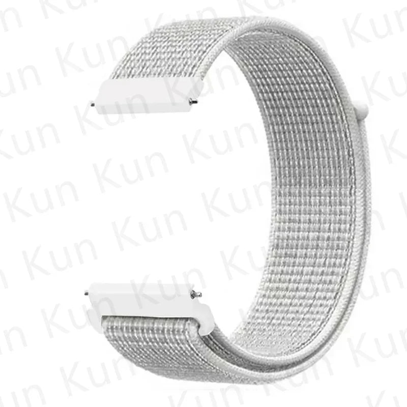 20mm 22mm Band For Samsung Galaxy Watch 6/5/4/5pro/4/6 Classic/active 2 Nylon loop sport bracelet huawei watch GT 4-2-2e-3 Strap
