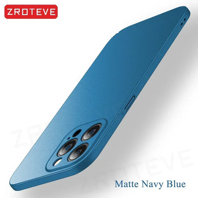 For iPhone 16 15 14 13 12 Pro Max Case ZROTEVE Luxury Slim Matte Hard PC Cover For iPhone16 iPhone14 iPhone15 Plus Phone Cases