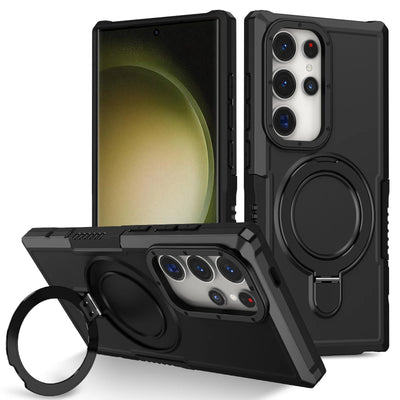 Luxury Armor Case for Samsung Galaxy S26 S25 S24 S23 S22 S21 S20 Note 20 Ultra Plus FE F12 Ring Holder Slide Lens Stand Cover
