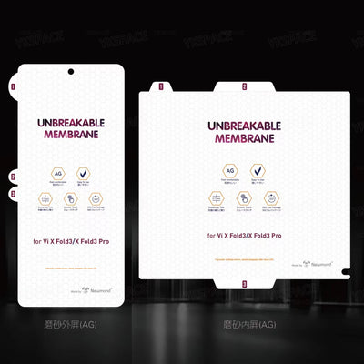 Inner Front Frosted Matte Hydrogel Film For VIVO X Fold Plus 2 3 Pro 5 HD Transparent TPU Soft Screen Protector Anti Fingerprint
