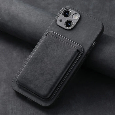 Vintage Leather Case with Detachable Magnetic Wallet Card Holder For iPhone 11 12 13 14 15 16 17 Pro Max Plus Protective Cover