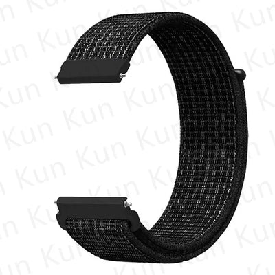 20mm 22mm Band For Samsung Galaxy Watch 6/5/4/5pro/4/6 Classic/active 2 Nylon loop sport bracelet huawei watch GT 4-2-2e-3 Strap