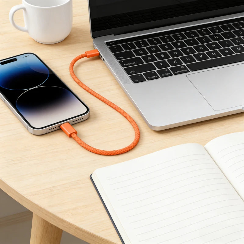1/2/3m Type C To Type-C Cable 60W Fast Charging Data Wire for IPhone 15 16 17 Pro Max USBC Line
