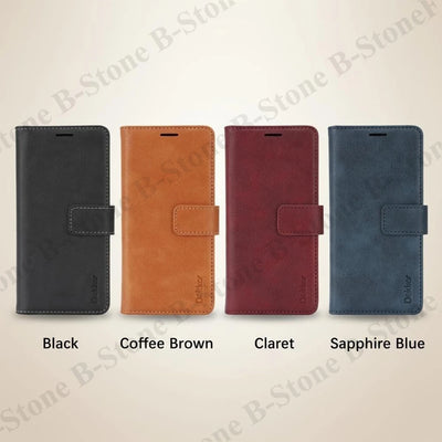 2 In 1 Leather Flip Case for Iphone 18 17 Promax 16 Pro Max 15 Plus 14 13 12 17E 16E Magnetic Cash Card Holder Wallet Phone Case