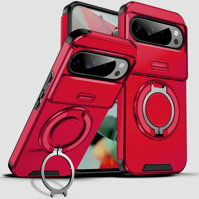 Luxury Shockproof Armor Case For Google Pixel 11 10 9 7 Pro XL 8A 9A 8Pro 11Pro Anti-fall Support Car Mount Adsorption Cover