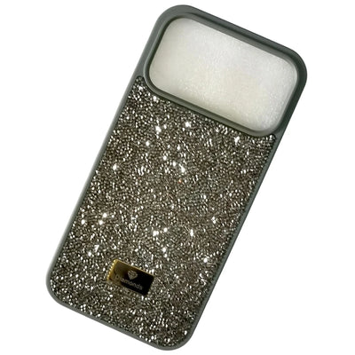 Gold Diamond Bling Multicolored Rhinestones Case For iPhone 17 16 15 14 Plus+ 13 12 Pro Max 17e 16e Air Glitter Protection Cover
