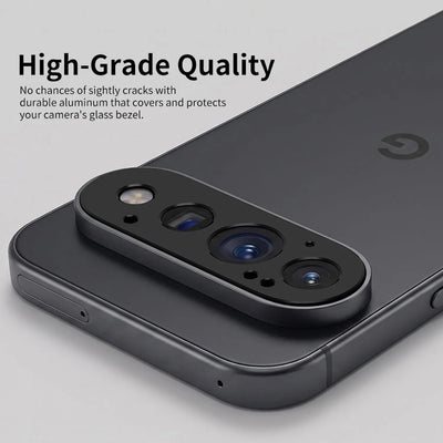 2PCS Tempered Glass Camera Lens Ring For Google Pixel 11 Pro XL Case Friendly Hollow Cut Lens Protector Anti Fingerprint