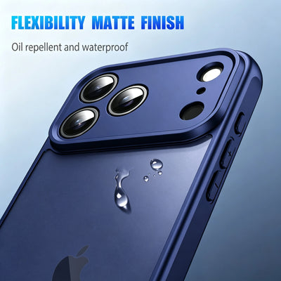 Phone case for iphone 18 Pro Max 18Pro 17 17e 17Pro iphone17 Air Translucent Matte Back & TPU Side Shockproof Proteciton cover