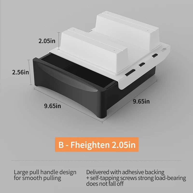 Small Under Desk Storage Cabinet with Mobile Pedestal, Hidden Drawer and Cable Management for Efficient Workspace Setup