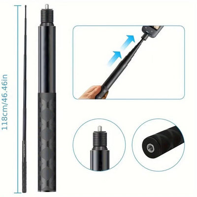 For Insta360 X2 X3 X4 X5 Motorcycle Bike Mount Selfie Stick for Insta 360 X2 X3 X4 X5 Moto Monopod Handlebar Accessories Kit