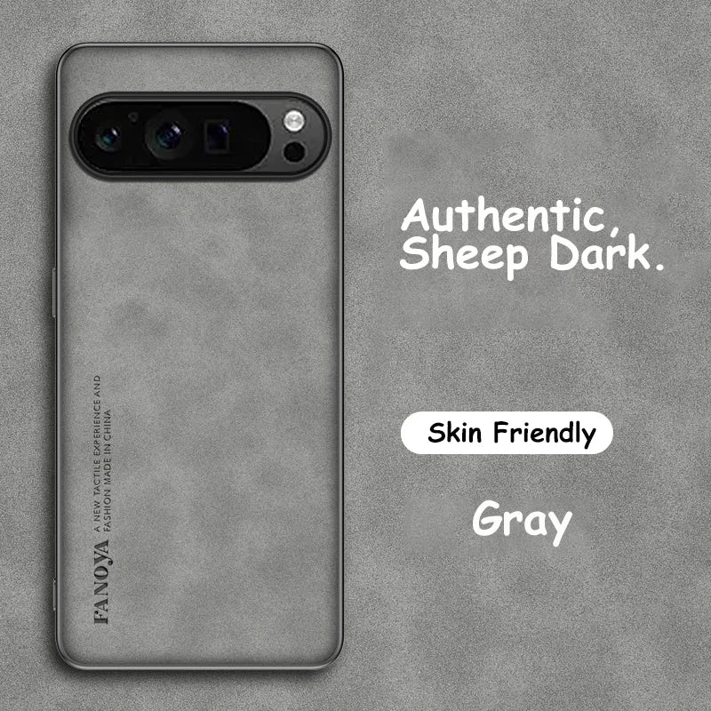 PU Leather Case for Google Pixel 10 9A XL 9 8 7 Pro 8A 7A 6A 6 Cover Soft Matte Shockproof Authentic Anti-fingerprint Shell