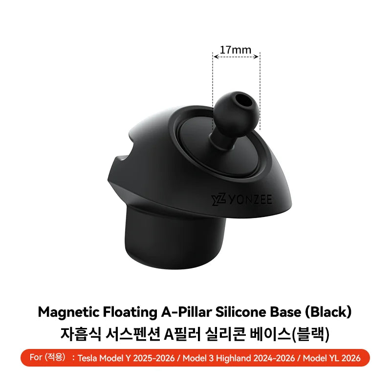 YZ for New Tesla Model 3 Y YL Juniper Highland Magnetic Car Phone Holder Mount LHD RHD Silicone Mount MagSafe Accessories 2026