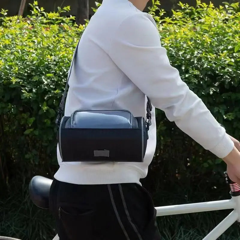 Touchscreen Motorcycle Handlebar Bag Mountain Bike Cycling Bag Headlight Bag Bicycle Accessories Riding Bag