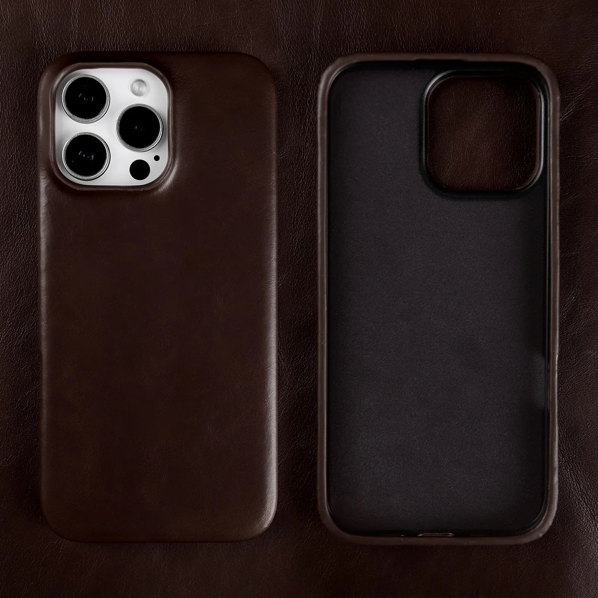 Retro for Iphone 16 Pro Max 18pro 15 14 13 Case Luxury Genuine Leather Cases for Iphone17 Vintage Back Cover Phone Cases Fundas