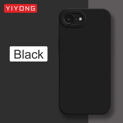 For iPhone16e Case YIYONG Luxury Silky Feel Liquid Silicone Soft Cover For iPhone 16e 16 Pro Max iPhone16 Plus 16+ Phone Cases