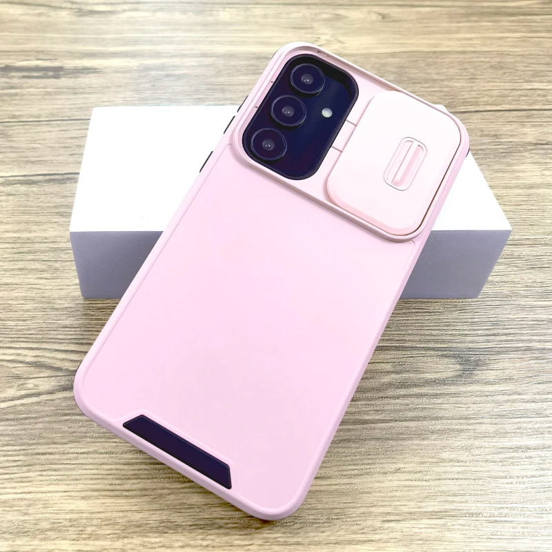 Shockproof Armor Case For Samsung Galaxy A57 A37 A17 A56 A16 A55 A36 A15 A54 5G 4G S26 S25 S24 S23 S22 Ultra Plus FE Slide Cover