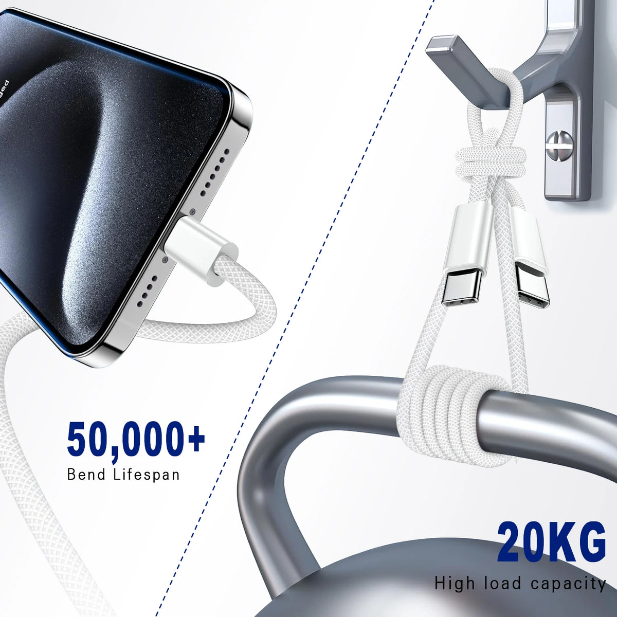 Type C to Type C Fast Charging PD 60W 1m 2m Mobile Phone Date Cable For Iphone15 16 17 Samsung Huawei USB C to C  Charger Cable